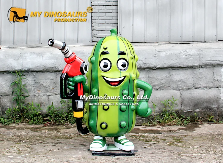 Custom Cucumber Mascot Sculpture for Sale